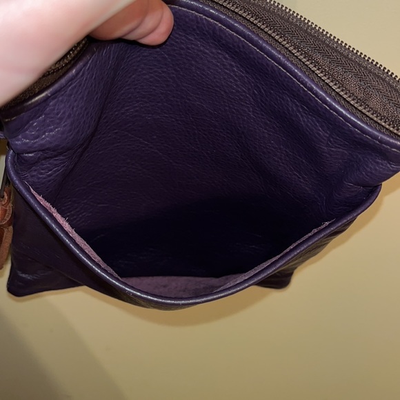 Grace Leather Y2K genuine leather/ alligator crossbody handmade in Lynn MA - Picture 7 of 9